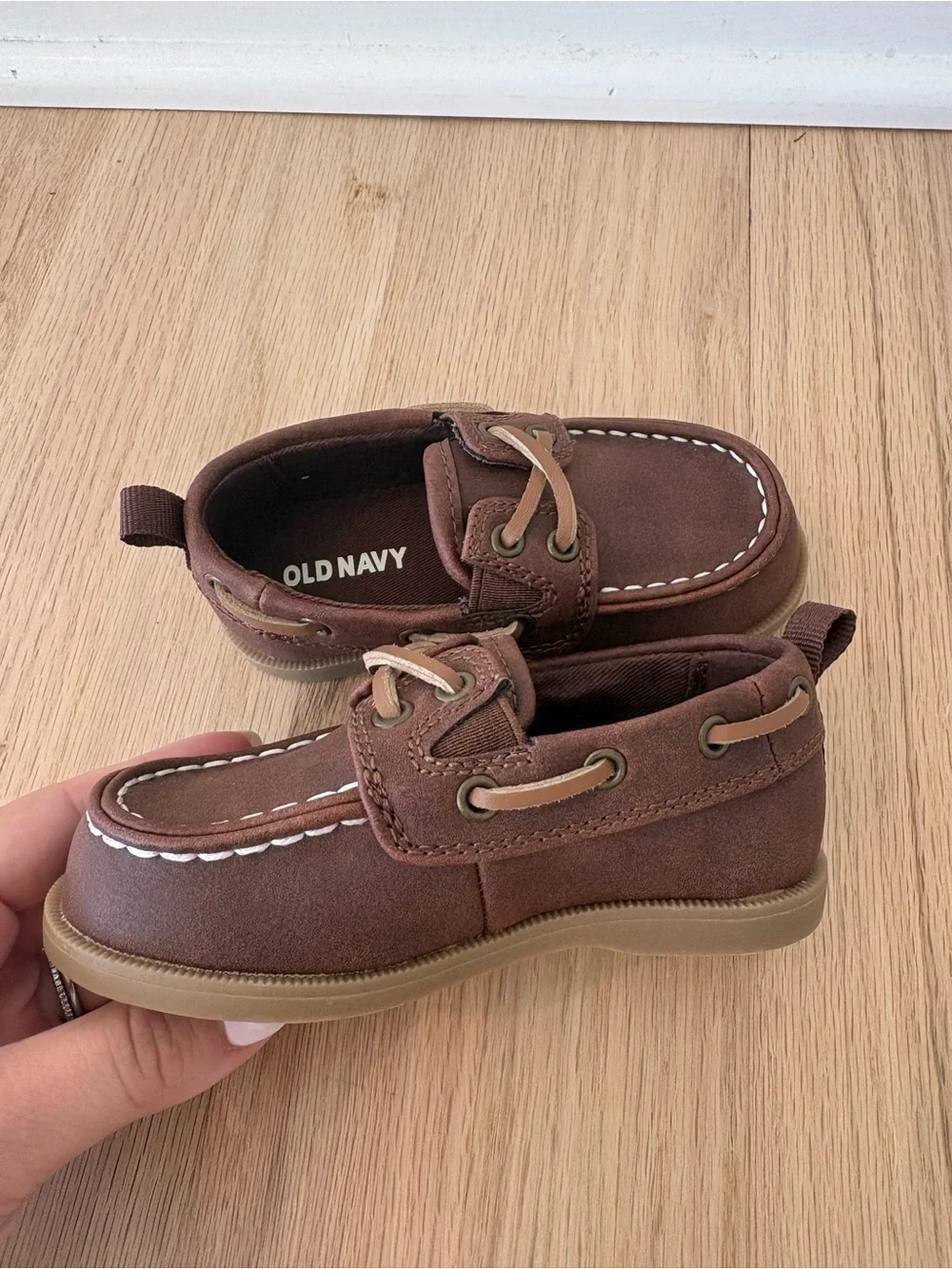 NWOT Old Navy Toddler Faux-Suede Boat Shoes